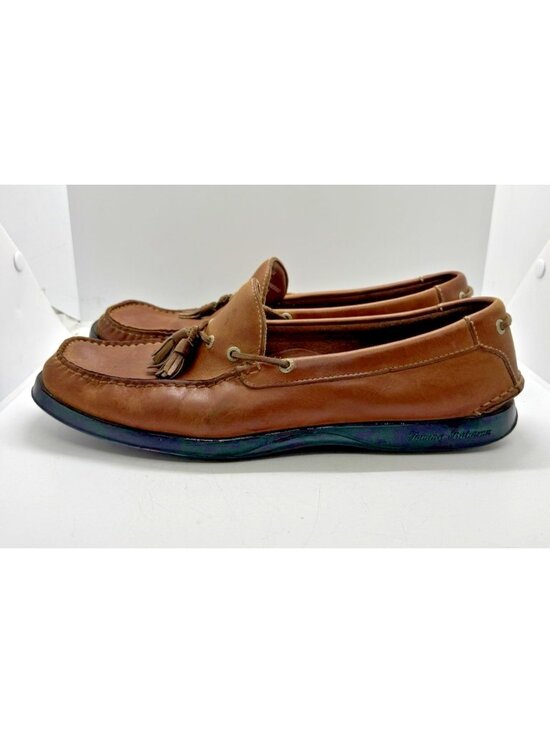 Tommy Bahama Men\'s Brown Leather Tassel Loafers Casual Slip on Shoes Size 11.5M main image 7